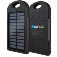 GoPole Dual Charge USB Powerbank with Solar Charger (5000mah) GoPro, Mobile